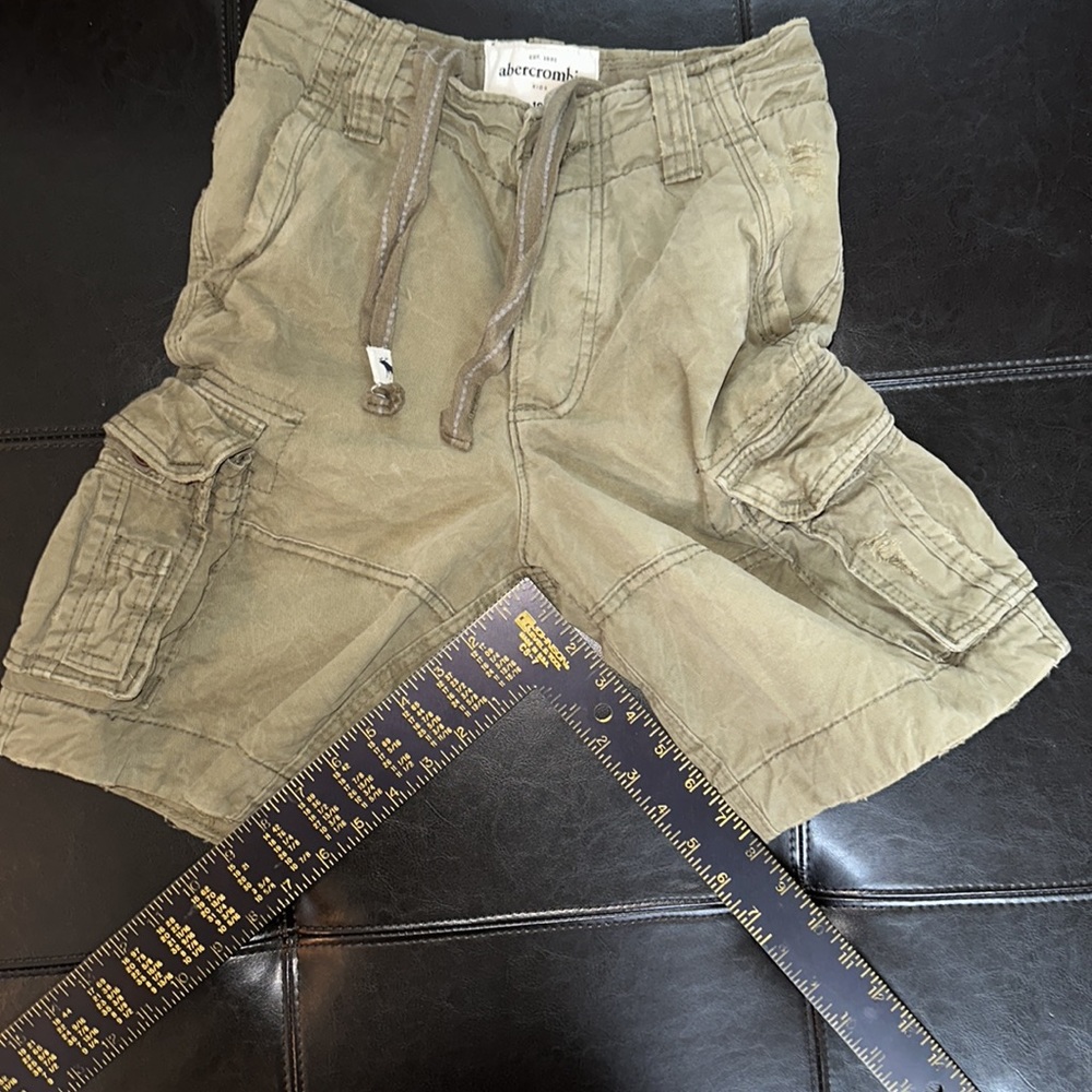 Abercrombie button fly drawstring cargo 10 NWT - Picture 11 of 12